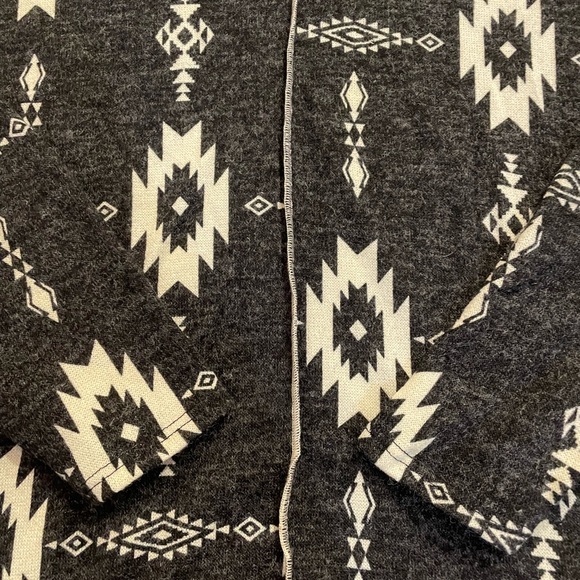 Brushed Aztec Print Sweater - Picture 5 of 6